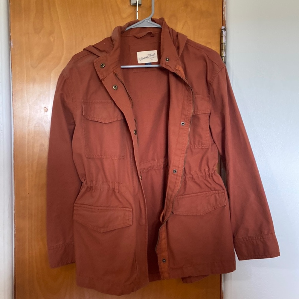Rust Colored Utility Jacket